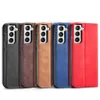 Magnetic Flip Leather Case for Samsung A72 A52 Note20 Ultra Multi-functional Multiple Card Slots Wallet Clutch Bracket Business Phone Cover High Quality