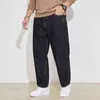 Plus la taille 5XL 6XL 7XL hommes mode Harem Jeans automne lâche décontracté Hip-hop Style rue Denim pantalon marque mâle pantalon 211111