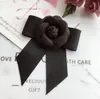 Pins Brooches Simple Woman Ribbon Bowknot Handmade Flower Corsage Fashion OL Elegant Brooch Trendy Shirt Accessories23764999121024