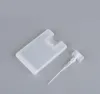 Mini Frost Black Branco Branco de 20ml Sinitalizador de m￣o Pocket Pocket Perfume Cart￣o de cr￩dito Garrane de spray personalizado seu logotipo