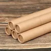 Tube d'encens en papier kraft Baril d'encens Petite boîte de rangement pour 10g 20g Joss Stick Pratique transportant le tube de parfum en papier DH9585