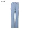 Donne mom jeans per ragazze pantaloni moda donna pantaloni termici Y2K streetwear elastico BAGGY JEAN FEMME Abbigliamento 23620P 210712