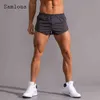 Samlona Plus Size Men Leisure Shorts 2021 Summer Ultrashorts Sexy Elast Wiast Skinny Male Disual Beach Short Pants 220312