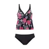 Vintage Retro Swimwear Women Tankini Swimsuits Two Pieces Swimsuit Print Bathing Suits Summer Beach Wear Swimming Suit XXL 210521