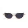 2021 Women wear leopard print sunglasses with frame half metal and retro glasses