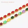 pulseira de jade multicolor