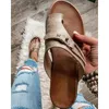 Women Slippers Toe Loop Flat Sandals Daily Casual Summer Open Female Shoes Fashion Beach Comfy Ladies