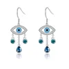 ZEMIOR – boucles d'oreilles goutte d'eau en argent Sterling 925, œil de démon, cristal bleu autrichien, cadeau d'anniversaire romantique pour femmes