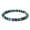 Trendy Men's Bracelet 6mm Natural Stone Bead Bracelet Round Turquoises Beads Bracelets Jewelry for Women Homme Gift
