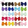 100 pcs Korean 3 INCH Grosgrain Ribbon Hairbows Baby Girl Accessories With Clip Boutique Hair Bows Hairpins Hair ties 238 K2