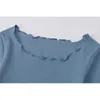 NBPM Wiosna Lato Koreańska Moda Bawełna Z Długim Rękawem Top Kobiece Koszulki Damskie Koszulki Odzież Kobieta Tshirts Podstawowe 210529