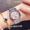 Women Costume Watch ladies Fashion Rhinestone Diamond Dress Watches High Quality Luxury Wristwatch white shell dial Stainless steel strap