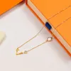 Glänzende Diamant Anhänger Halsketten Brief Designer Strass Halskette Titan Stahl Paar Schmuck Großhandel