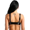 Frauen Sexy Erotische Offene Cups BH Dessous Wetlook Kunstleder Fetisch Cut Entblößte Brust Unterwäsche Weste Tank Crop Top Bhs Sets1516624