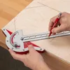 Профессиональные наборы ручного инструмента Woodworkers Edge Effective Efficated Protractor угол деревообрабатывающего линейки измерения плотницкой из нержавеющей стали