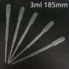 Lab-leveranser 0,2 ml / 0,5 ml / 1 ml / 2ml / 3ml / 3ml / 5 ml / 10 ml Laboratoriepipett Engångsgraderad pasteur Dropper Polyetylen Makeup Tools