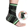 Ankle Support 1PCS Sport Brace Protector Compression Pad Elastic Nylon Strap For Football Basketball Various Sports