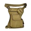 Hommes toile goutte jambe sac taille décontracté Pack ceinture hanche Bum militaire voyage polyvalent messager sacs à bandoulière cyclisme tactique WK856