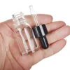 Lab Supplies 10pcs/lot 5ml To 100ml Clear Round Glass Refined Oil Bottle With Droppers For School Experiment