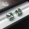 Bolaijewelry, 100% Natural Green Ametyst Cushion14.0mm 2 sztuk / 23.25CT dla Silver Jewelry Montaż i zrób to sam Jewelry H1015