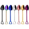 Spoon multicolore fourche de fourche de forme glacée Spoonfork Coffee Ice Cream Tools Accessoires 3687038