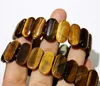 Natural Stone Tiger Eye bead Buddha Bracelets retro style DIY jewelry energy Bangles Stretch Chain bracelets for men women