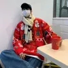 Мужские свитера уродливые рождественские свитер вязать зимние пары Harajuku o шеи одежда мужская негабаритная пуловер для мужчин
