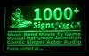 1000+ знаки света знак музыкальная зона кино телевизионная игра музыкальный инструмент анимация комический певец актер аудио 3D вел оптом