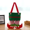 Kerstversiering 1 st Candy Tassen Santa Claus Broek Kousen Koekjes Wijnfles Huidige Houder Party Bar Bruiloft Gift Decoratie