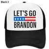 Lets Go Brandon Fjb Dad Hat Baseballmütze für Männer lustige gewaschene Denim-verstellbare Hüte Moderne Unterscheidungskraft neuer temperamentvoller CN11