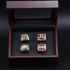 2021 intero 1990 1991 1992 1993 anello da campionato regalo commemorativo di moda Set con scatola da esposizione in legno regalo per fan 2021 Dro1860
