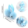 5PC / Väskor Fasta färger Baby Kids Kanin Cartoon Dolls 2021 Påskkanin Plush Söt Mini Leksaker Dekorationer Plush Bunny Doll Toy Gift Ornamenting Tillbehör GT8XK39