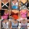 Damska koszulka 2021 Odzież Bustier Ubrania Dla Y2K Gorset Sexy Crop Top T-Shirts Cute Cyber ​​Moda Lato Topy Estetyczna kobieta