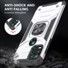 Shockproof Hybrid PC TPU Armor Car Holder Magnet Defender Case For Motorola Moto G Stylus 5G Finger Ring Cover A