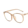 Vintage Student Transparent Computer Glasses Frame Women Men Round Eyewear Blue Light Clear Glasses Optical Spectacle Eyeglasses Y0831