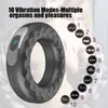 NXYCockrings Vibrator Penis Ring Men And Clitoris Vibrating Cock ring Silicon Male Sex Toys Vibro Prostate Massager 1124