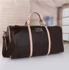 High quality 2021 55cm women men bags fashion travel bag duffle leather luggage handbags large capacity sport solid color Tote Fitness