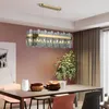 Подвесные лампы в американском стиле светодиодные хрустальные люстры спальня потолочная лампа