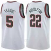 スクリーンプリントNWORA BASKETBALL JERSEY 13ターナスキーアレン7 Jeff Teague 5 Elijah Bryant Khris Middleton 22 Jrue Holiday 21男性女性子供