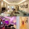 DC 12V 5050 RGB LED Ribbon Tape Tira Led Strip Lights 5m 10m LED Strip Light Holiday Decoration Lights Luz Kitchen DIY Lighting