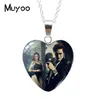 New Twilight Movie Bella Edward Jacob Renesmee Character Heart Pendant Necklace Handmade Jewelry Necklaces Hz3