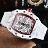 7-7mens montre de luxe zegarki pasek silikonowy designerski zegarek sporty kwarcowy zegar analogowy relogio masculino23
