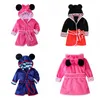 Criança bebê meninos meninas cartoon pijamas roupão toalha de praia toalha hoodie vestido noite-robe pjms