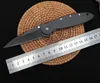 Coltello pieghevole con flipper ad apertura rapida assistita 1660 di alta qualità 8Cr13Mov Manico in acciaio inossidabile con lama rivestita in titanio nero con scatola al minuto