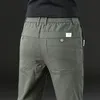 Lente Herfst Mode Slim Fit Mannen Casual Broek Rechte Jurk Elastische Zakelijke Broek Voor Man Maat 28-36 Men's283p