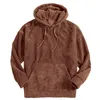 Mäns Hoodies Sweatshirts Höst Casual Corduroy Patchwork Blouse Streetwear Långärmad Fall Hooded Tops Drawstring