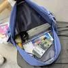 enopella kawaii 여성 배낭 소녀 학교 가방 방수 여행 mochila 패션 여성 대학 책 검은 나일론 rucksack 210929