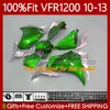 OEM-lichaam voor Honda Crosstourer VFR1200F VFR 1200 RR CC F 10-13 76NO.112 VFR1200X VFR-1200 VFR1200 10 11 12 13 VFR1200RR 2010 2011 2012 2013 Injectie Verkosten Metalen Blauw Blk