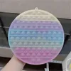 20CM Jumbo Bubble per Big Size Tiktok Sensory Toys Changes Colors in the Sun Push Bubbles Finger Puzzle Rainbow Color Light Se4475126