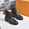 Designer Luxury Limitless Line Ankle Boots Belt Fashion Woman Heel Bootie Ranger With Original box